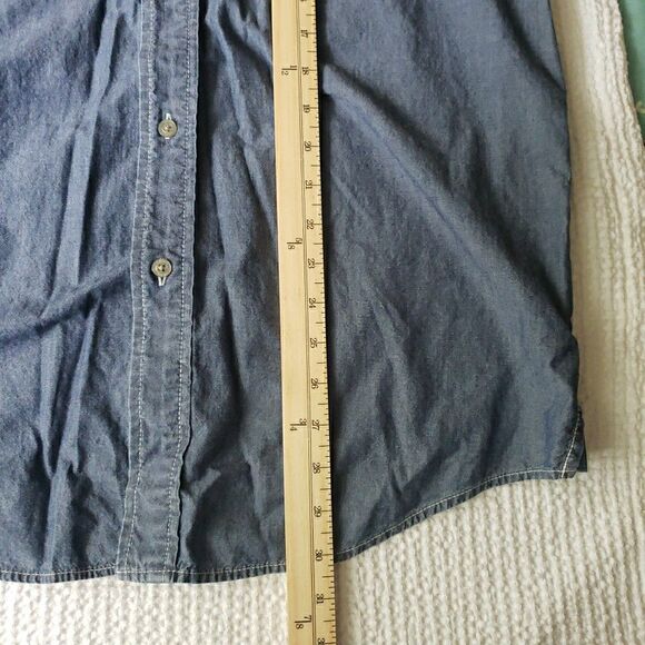 Calvin Klein Jeans Denim Long Sleeve Button Down Shirt Men's Size M - Picture 9 of 10
